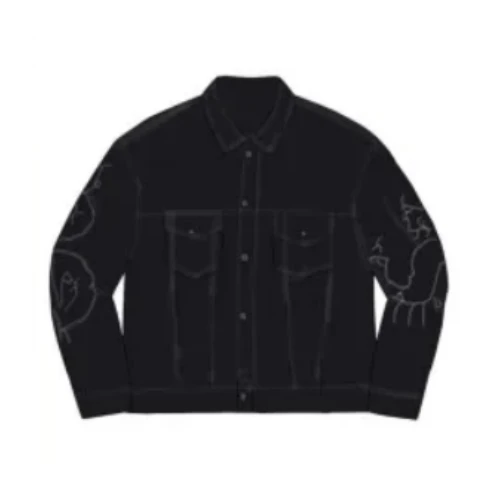 Supreme Shibori Denim Trucker Jacket