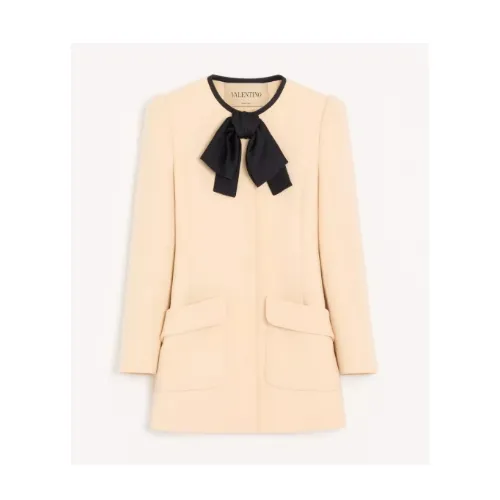 VALENTINO Wool Crepe Caban