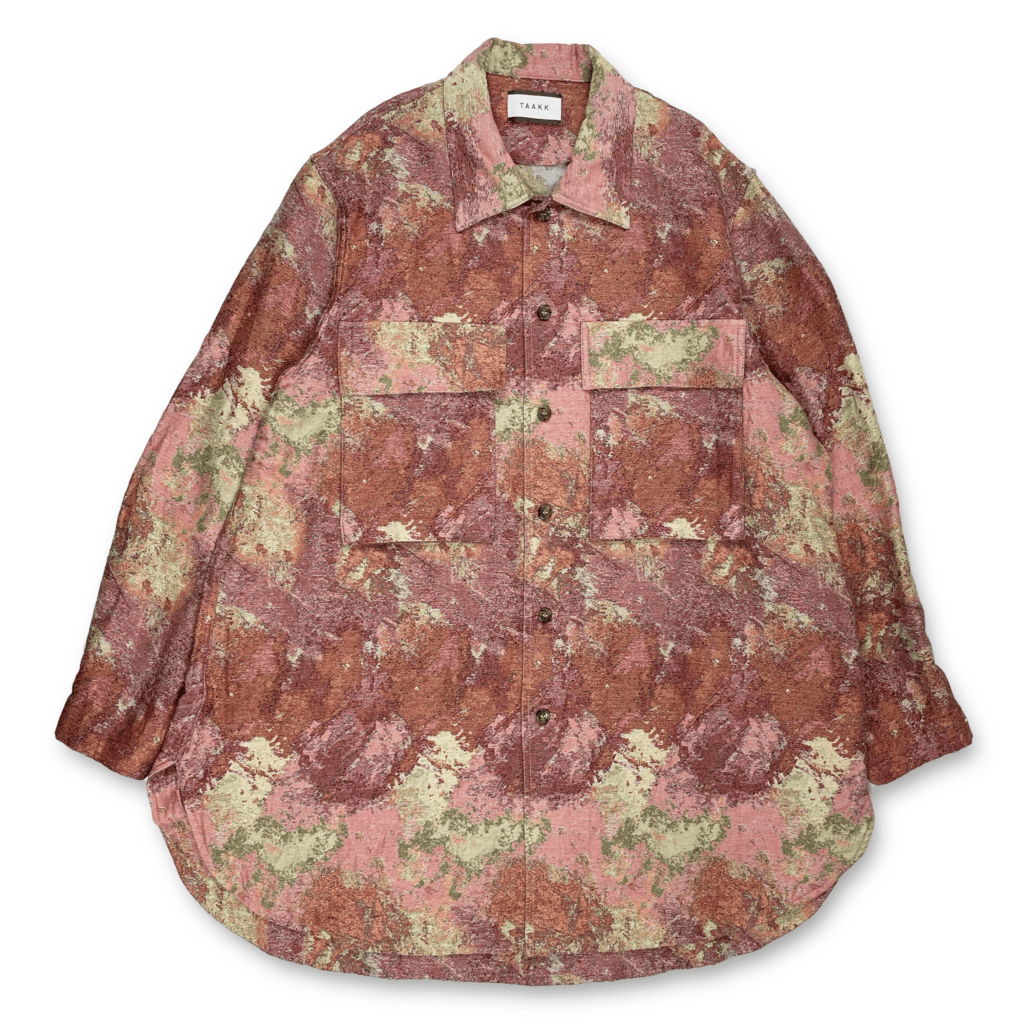 TAAKK ABSTRACT JACQUARD LONG SHIRTS