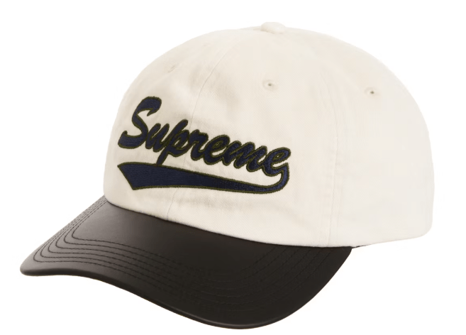 Supreme レザー バイザー 6 パネル