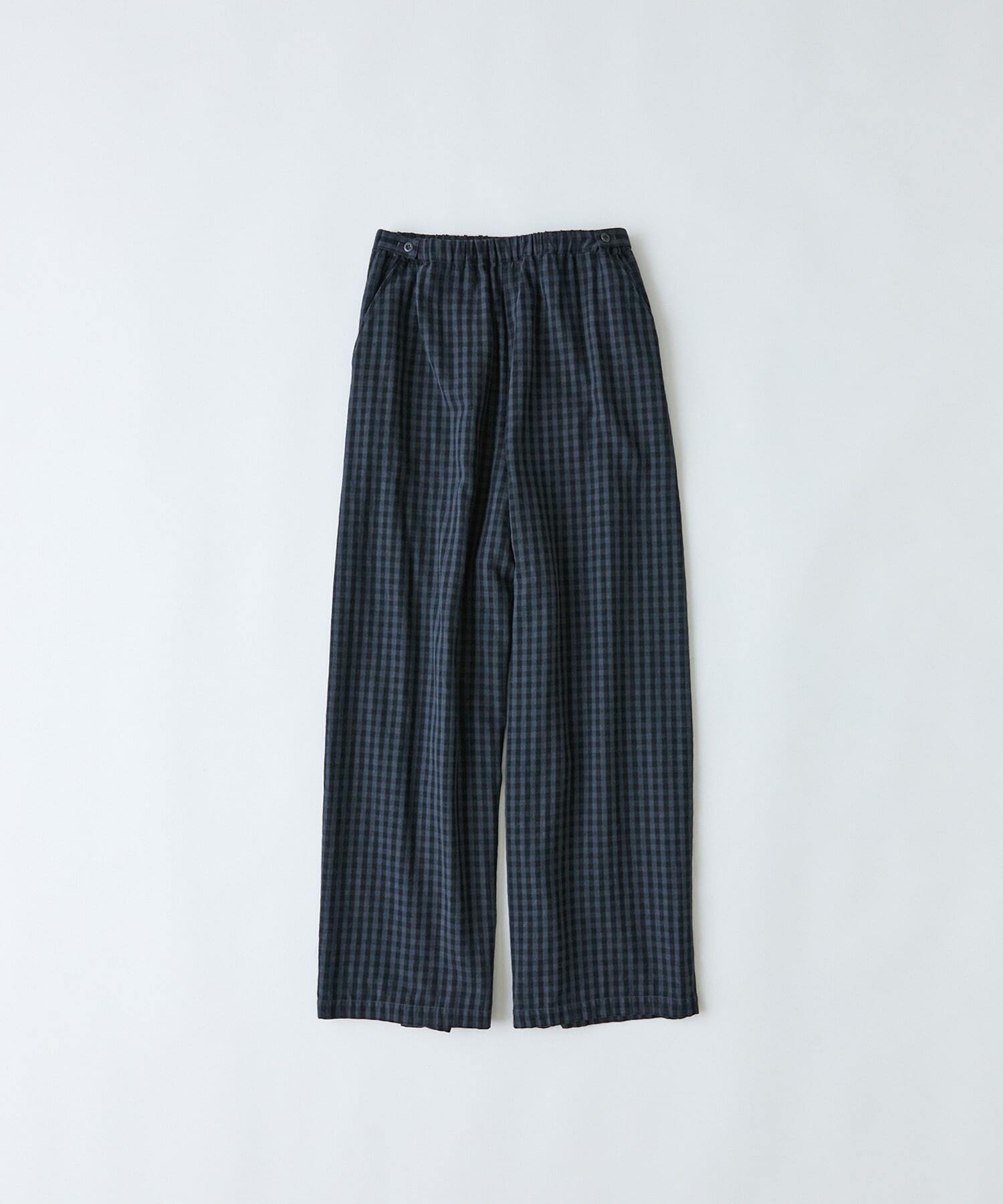 conges payes コットンネルイージーパンツ