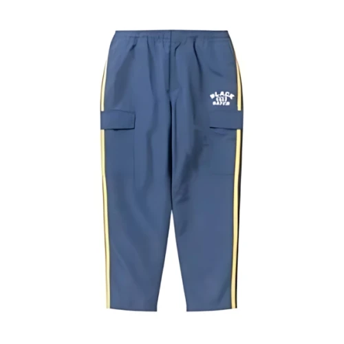 THE BLACK EYE PATCH College Taped Easy Cargo Pants "Navy"