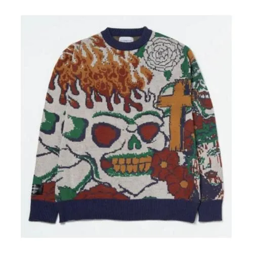 blackweirdos Tattoo Jacquard Sweater