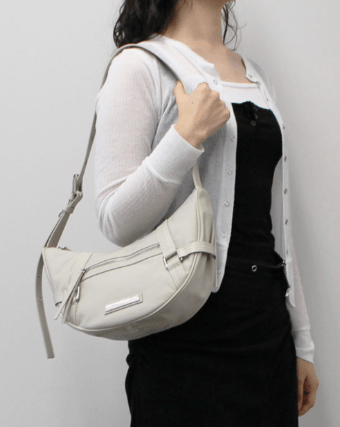 Matin Kim FABRIC ARC HOBO BAG