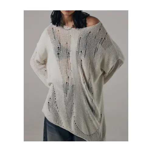 TREEMINGBIRD Brindled See-through Knit