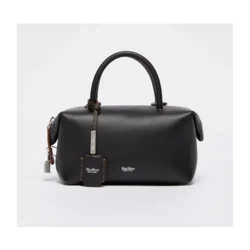 Max Mara カーフレザー ダブル ハンドル スモール バッグ