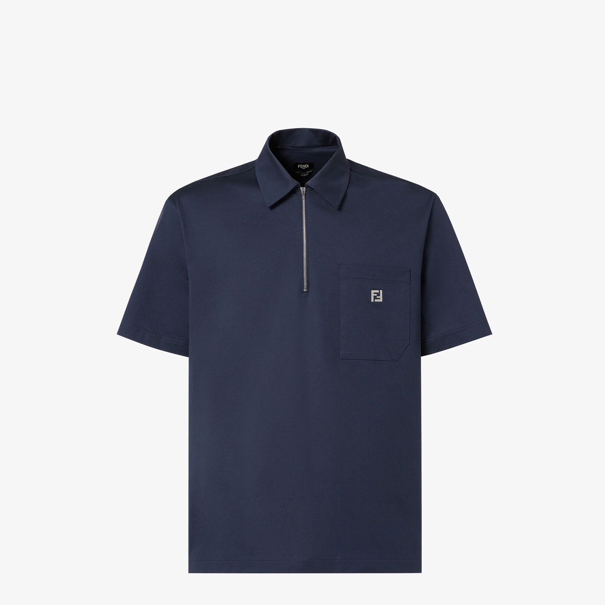 FENDI ダークブルーコットン Tシャツ