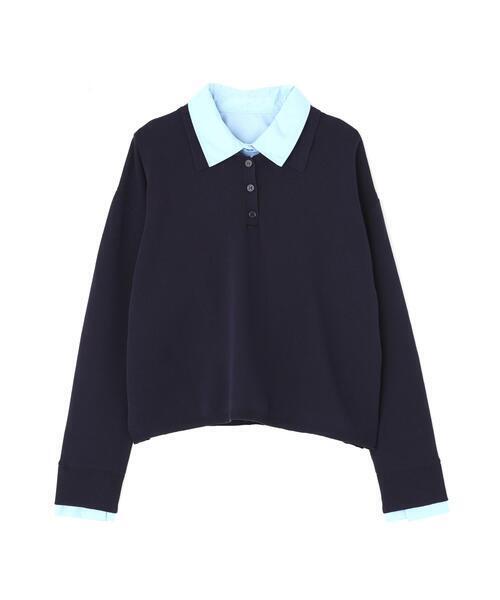 N.(N. Natural Beauty Basic) シャツレイヤードニット