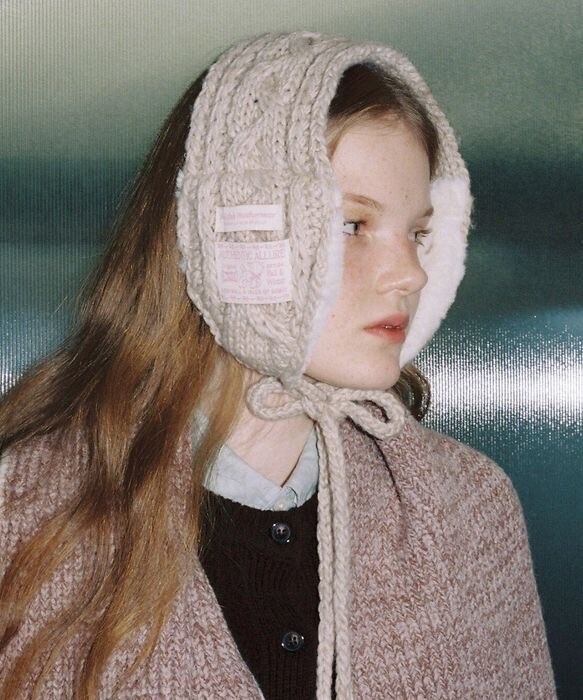 ROCKFISH WEATHERWEAR CABLE FUR KNIT EARMUFF