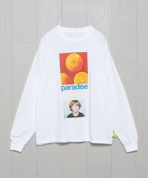 loosejoints CLAY ARLINGTON PARADISE LONG SLEEVE T-SHIRT