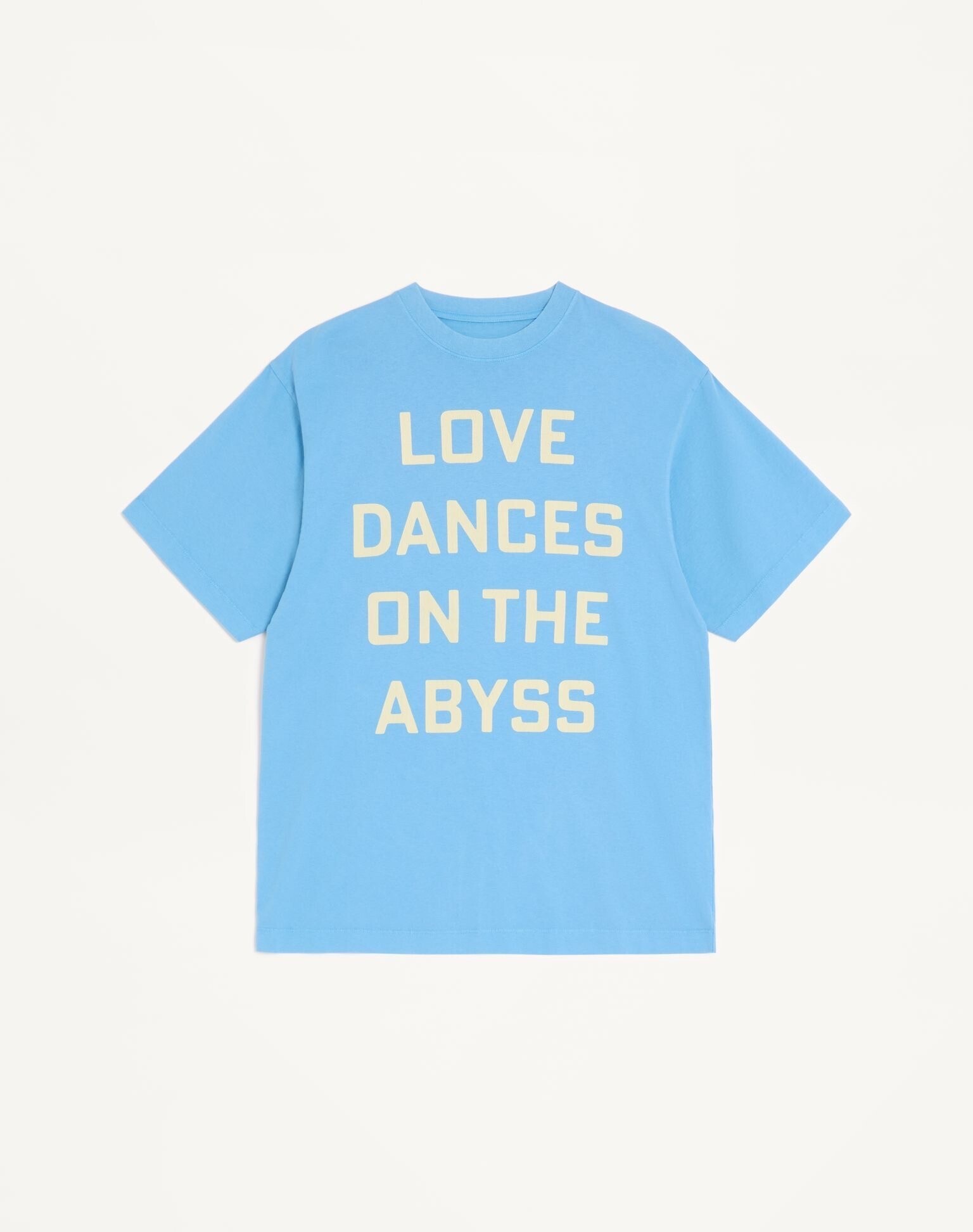 VALENTINO GARAVANI Love Dances on the Abyss & Made in Valentino プリント コットン Tシャツ