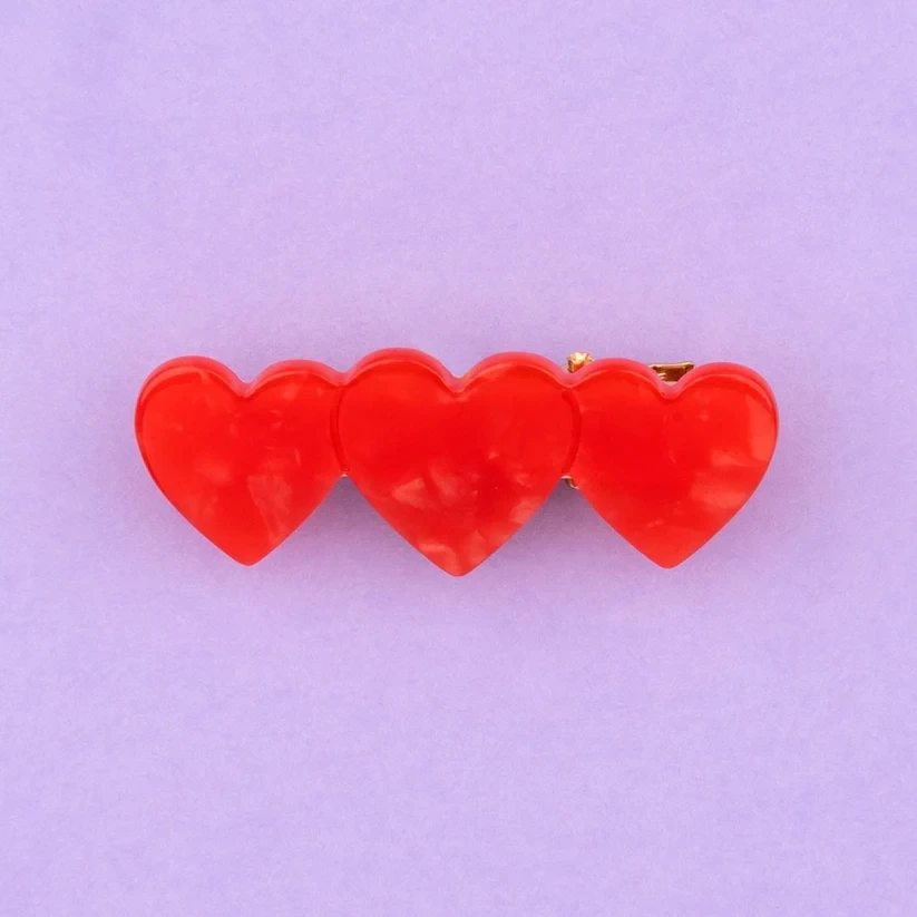 Coucou Suzette Heart Hair Clip