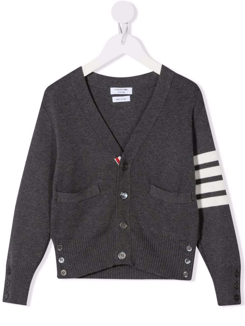 THOM BROWNE. NEW YORK Kids ストライプ カーディガン