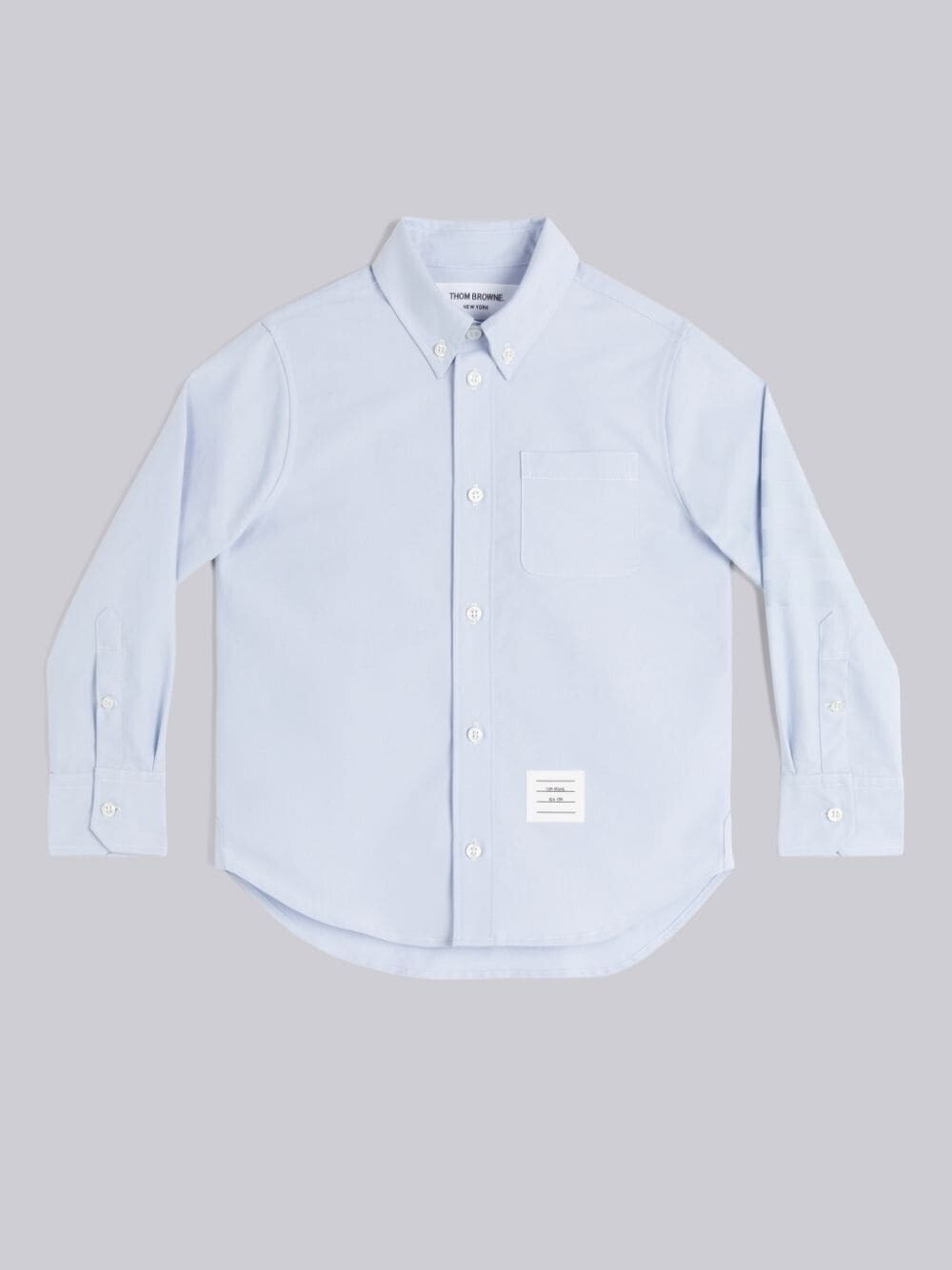 THOM BROWNE.NEW YORK サテンオックスフォード 4BAR ポイントカラーシャツ