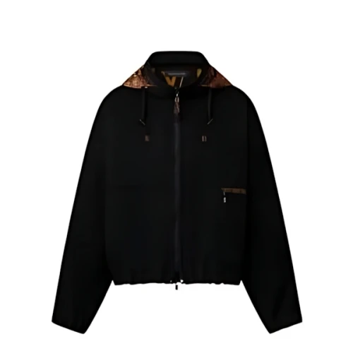 LOUIS VUITTON モノグラムアクセントダブルフェイスパーカ