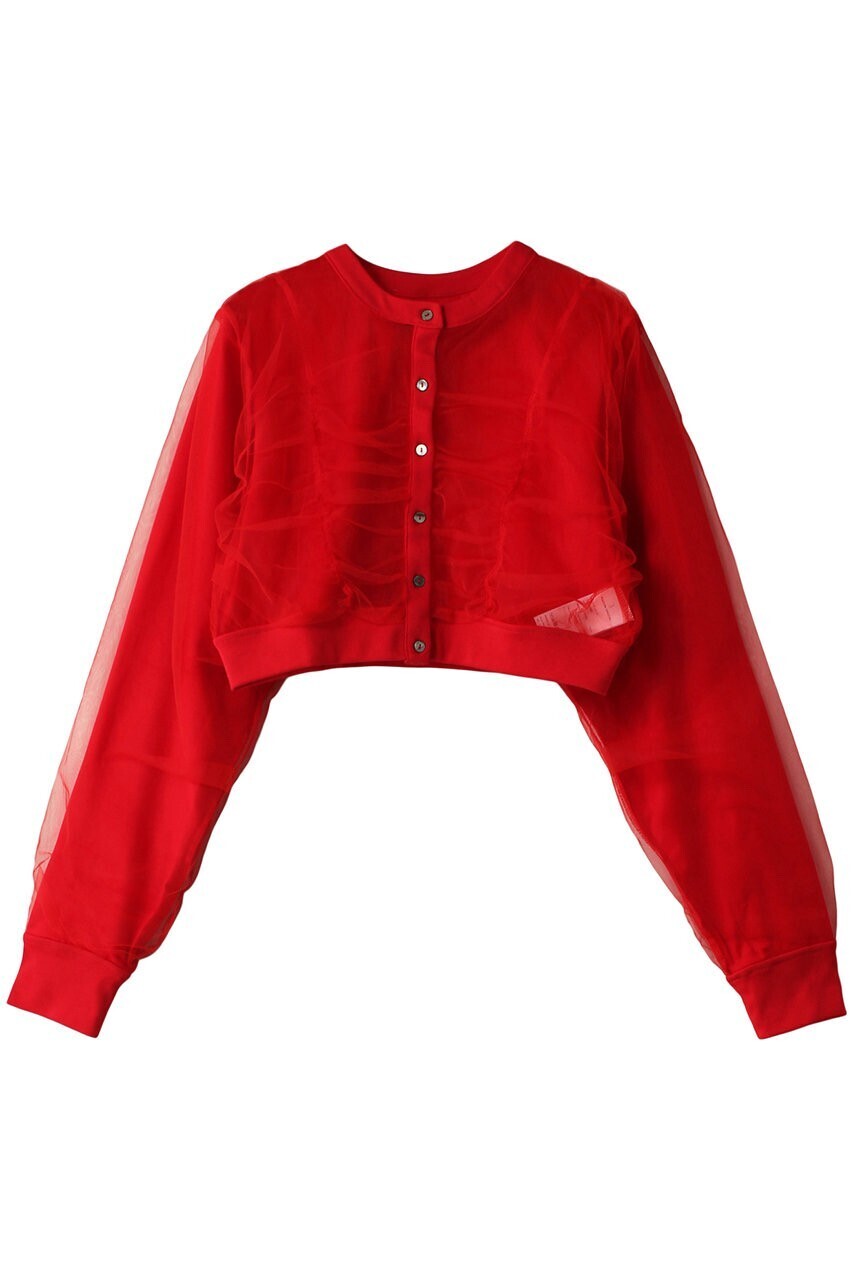 MAISON SPECIAL Layered Tulle Cardigan/レイヤードチュールカーディガン