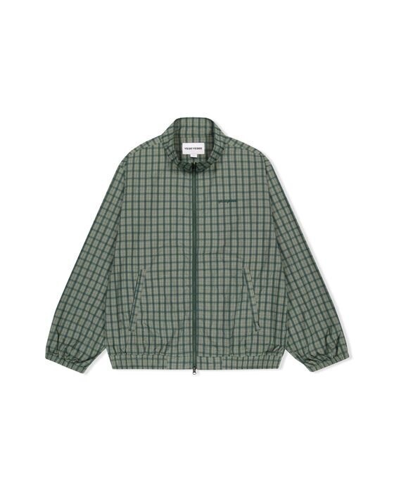 YESEYESEE Windowpane Zip Blouson