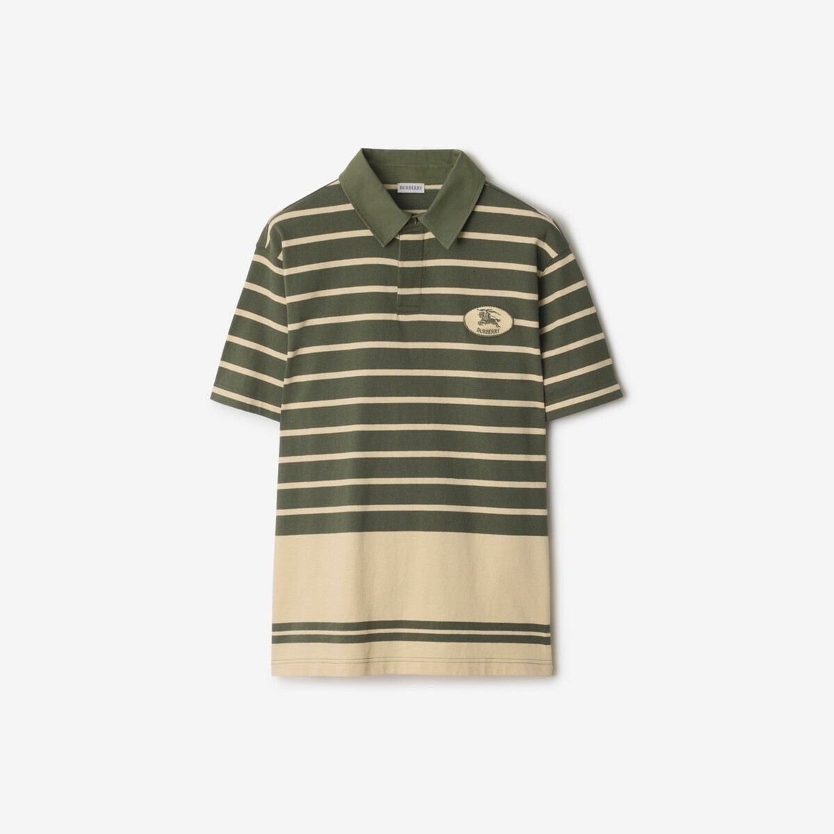 BURBERRY ストライプ コットンポロシャツ