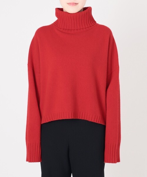Deuxieme Classe *Cropped タートルネックプルオーバー