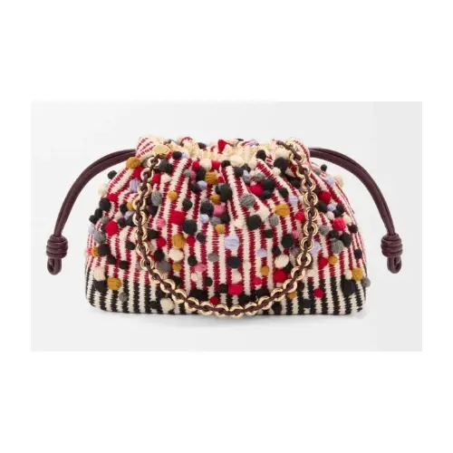 LOEWE フラメンコパース ミディアム（エンブロイダリーテキスタイル）