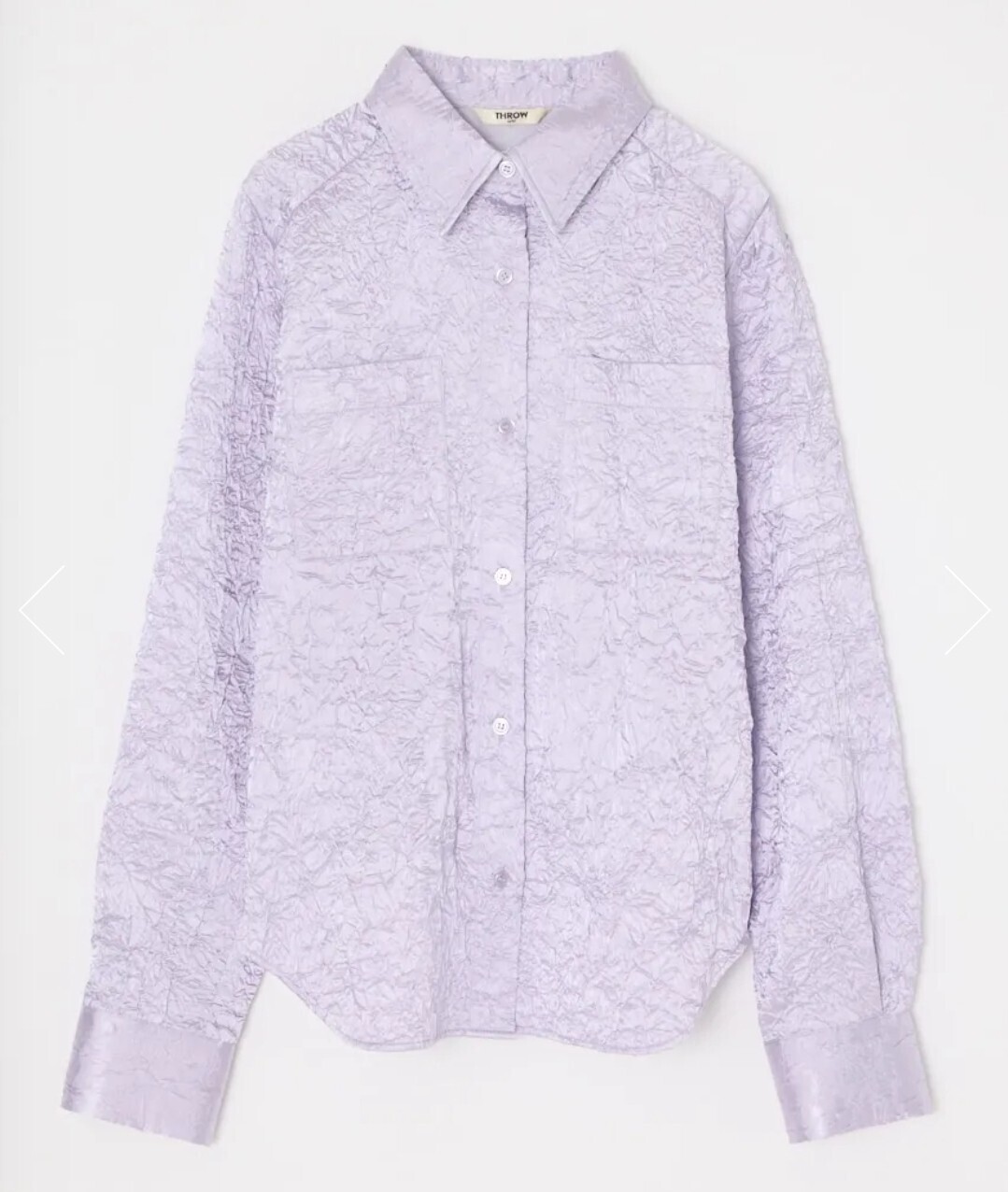 THROW by SLY WRINKLE SATIN シャツ