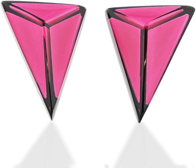 ABISTE 【ZSiSKA】≪ORIGAMI≫アクリルトライアングルイヤリング