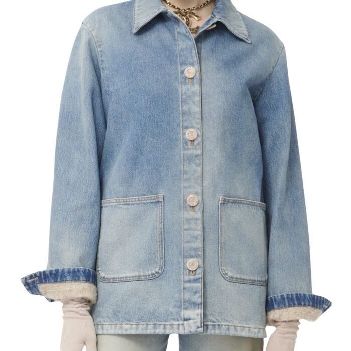 CHANEL ウォッシュデニムシャツジャケット