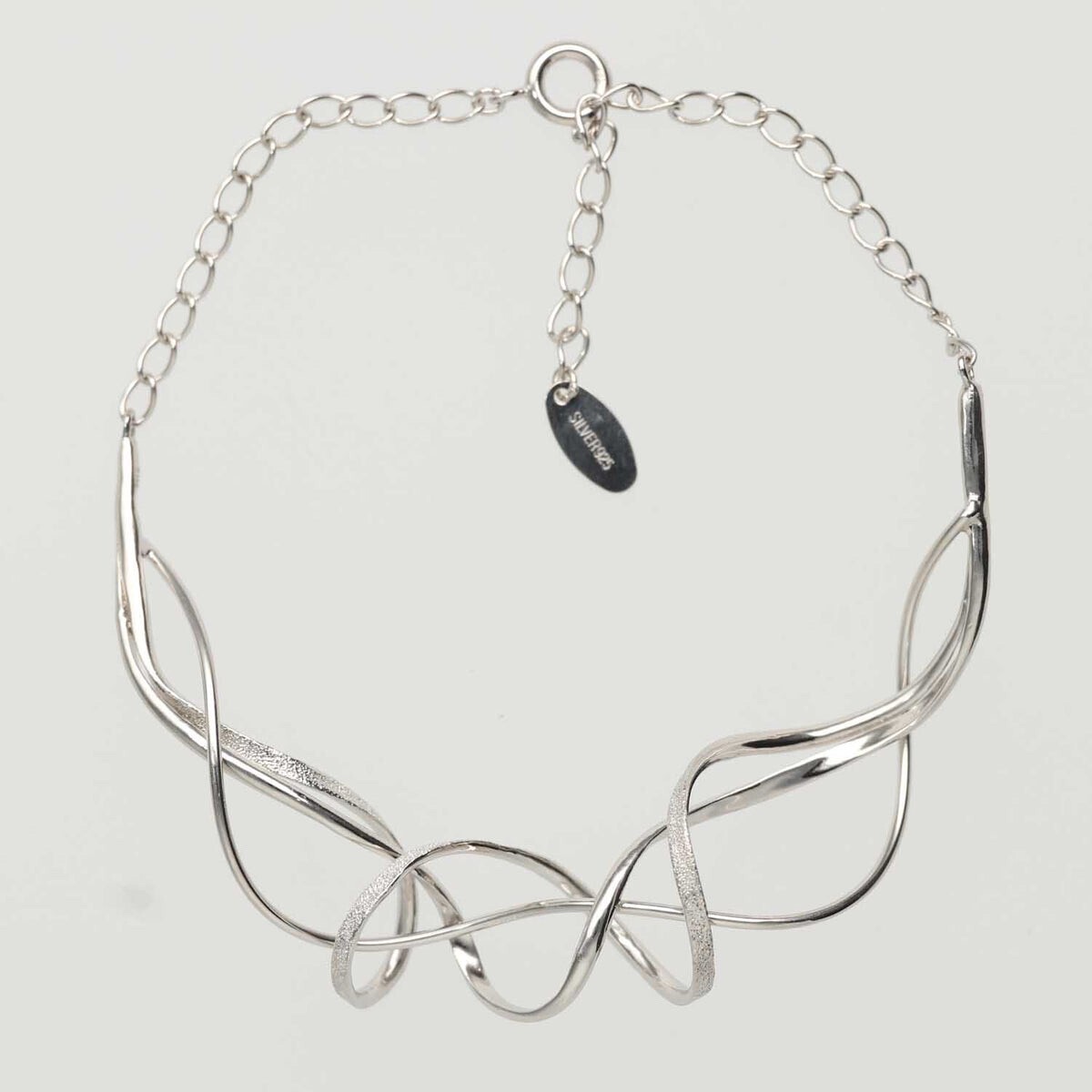 1DK Jewelry works SV925 流れる躍動 バングルブレスレット