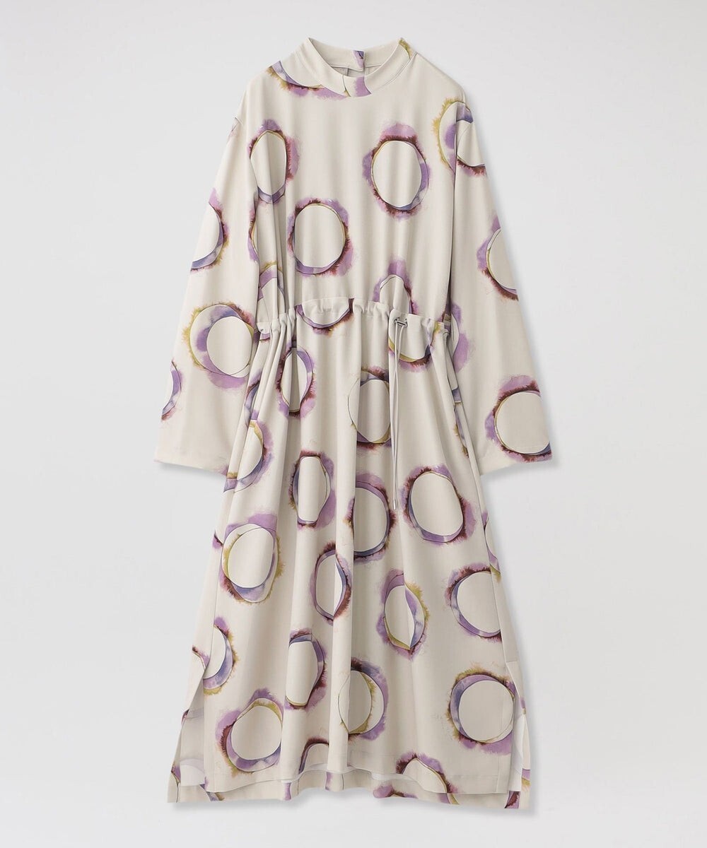 UJOH Draw Cord Gathered Dress
