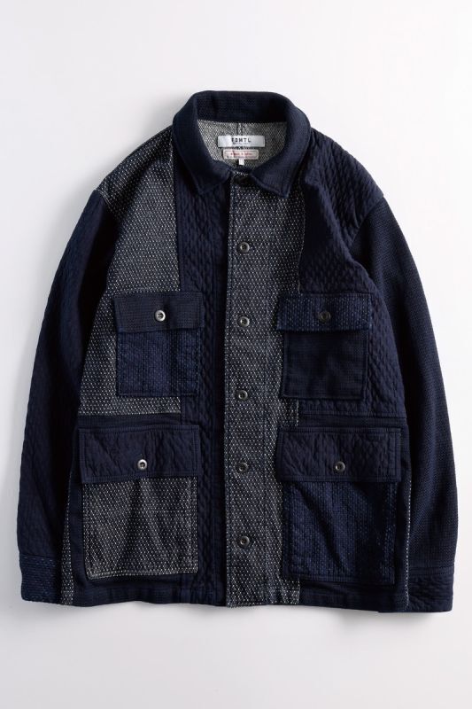 FDMTL PATCHWORK JACKET RINSE INDIGO