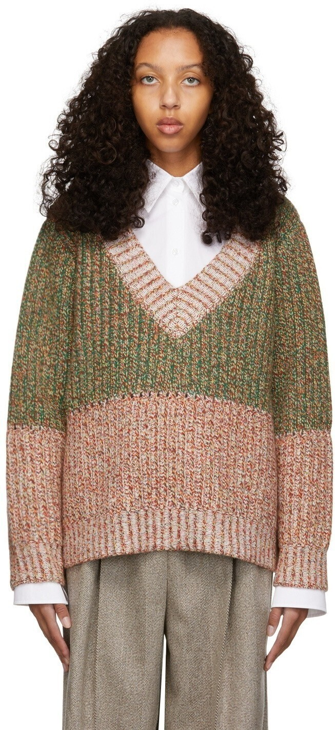 Namacheko Green & Red Reinhold Sweater
