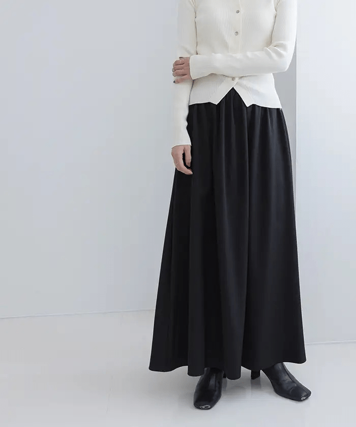 Jolie Mallette Gather Flare Skirt