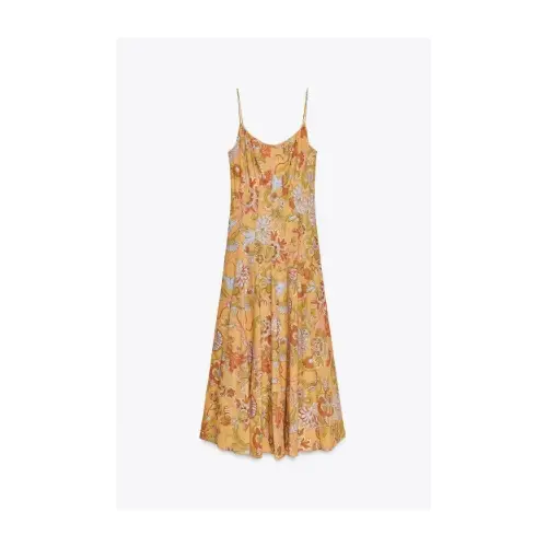 ZARA ZW COLLECTION フラワープリントワンピース