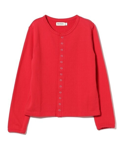 BEAMS BOY リング ドット カーディガン 23FW