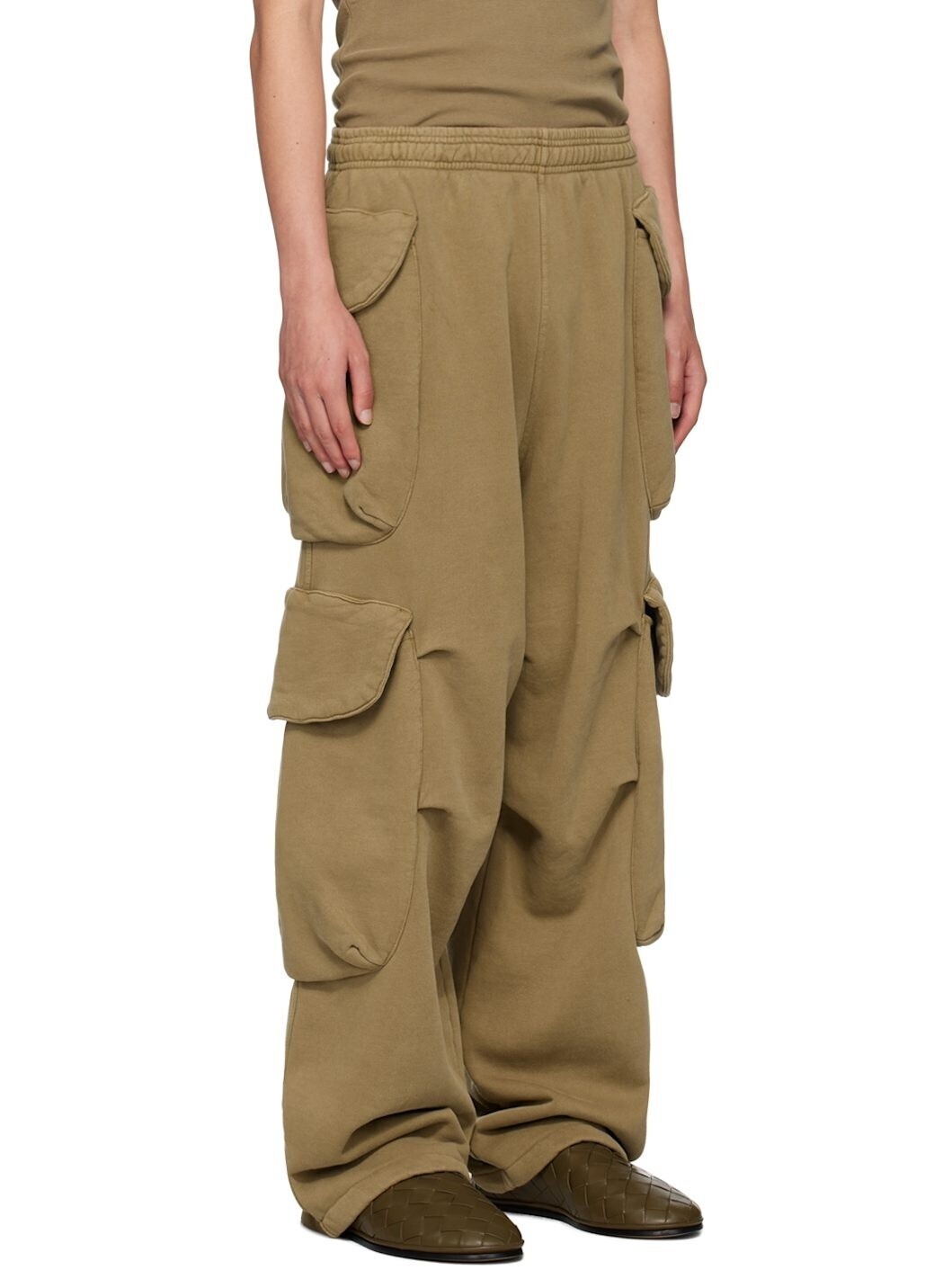 Entire Studios Taupe Heavy Gocat Cargo Pants