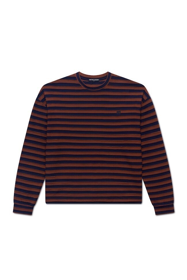 MATTER MAKERS LONG SLEEVES STRIPED SHIRT LOGO