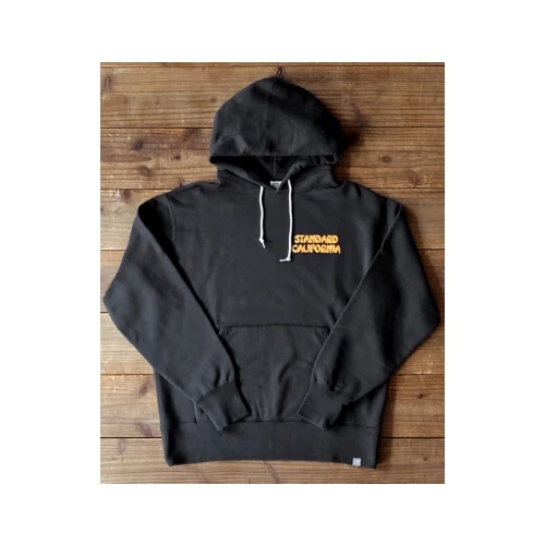 STANDARD CALIFORNIA Heavyweight Pima Logo Hood Sweat