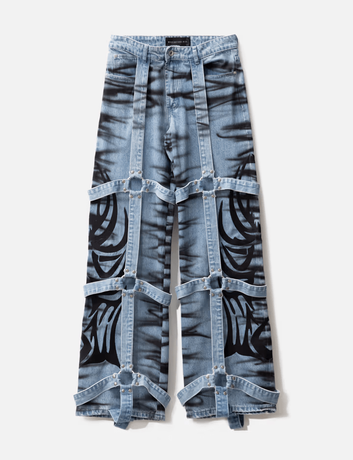 Who Decides War WINGED LOGO BONDAGE PANT