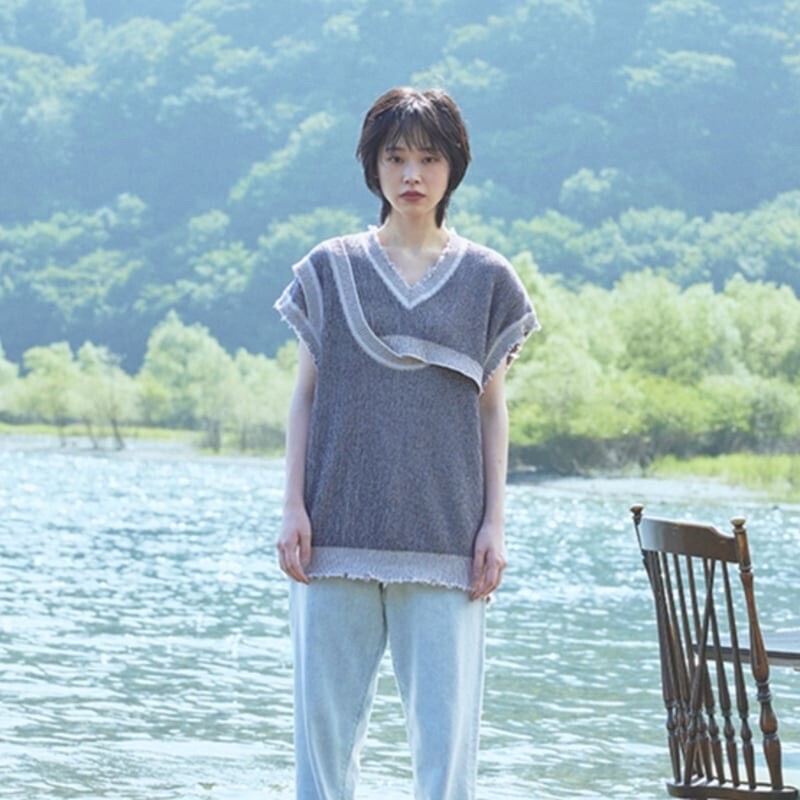 YONLOKSAN VINTAGE O-KNIT VEST