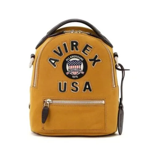 AVIREX LX VARSITY LEATHER MINI BACK PACK