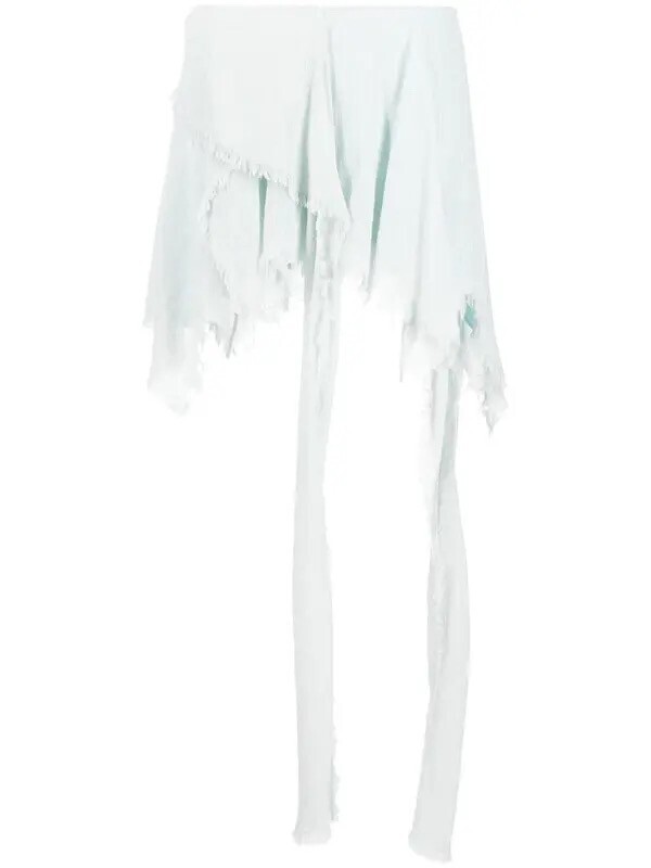 Acne Studios Asymmetric Draped Miniskirt