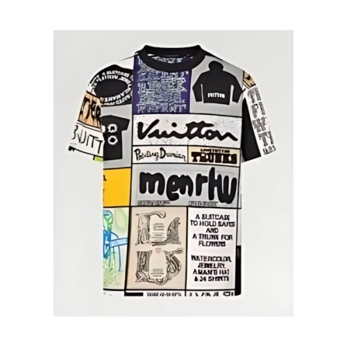 LOUIS VUITTON プリントコットンTシャツ