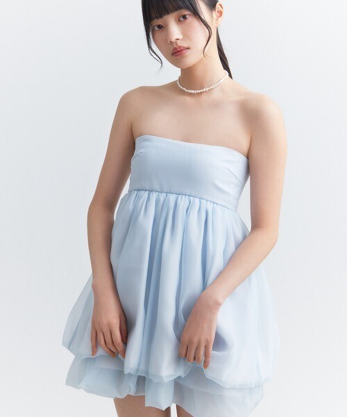 eimy istoire シアーバルーンミニワンピース