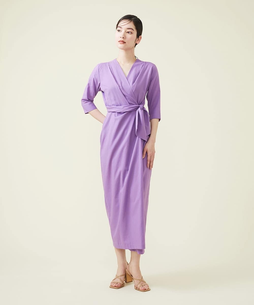 Sybilla 【SYBILLA DRESS】カシュクールラップジャンプスーツ
