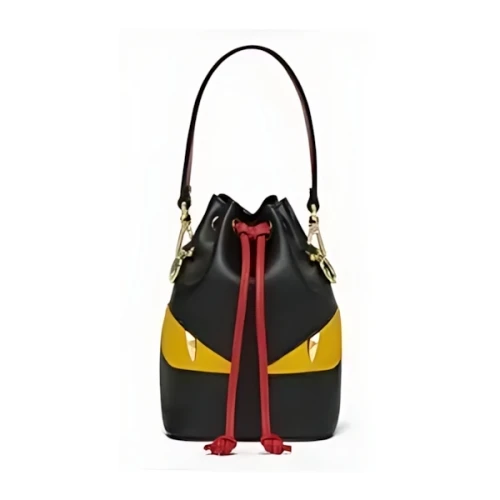 FENDI ブラックレザー ミニバッグ