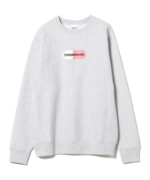 BEAMS T tokyovitamin × BEAMS T / 別注 Pill Crewneck