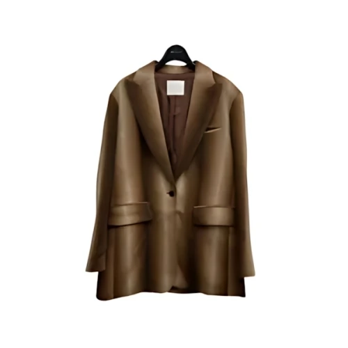 CINOH SURI ALPACA SINGLE BUTTON JACKET