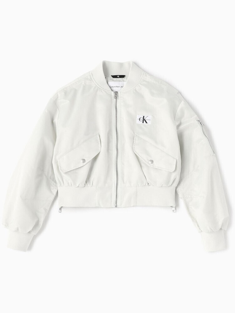 Calvin Klein ファブリックミックスボンバージャケット
