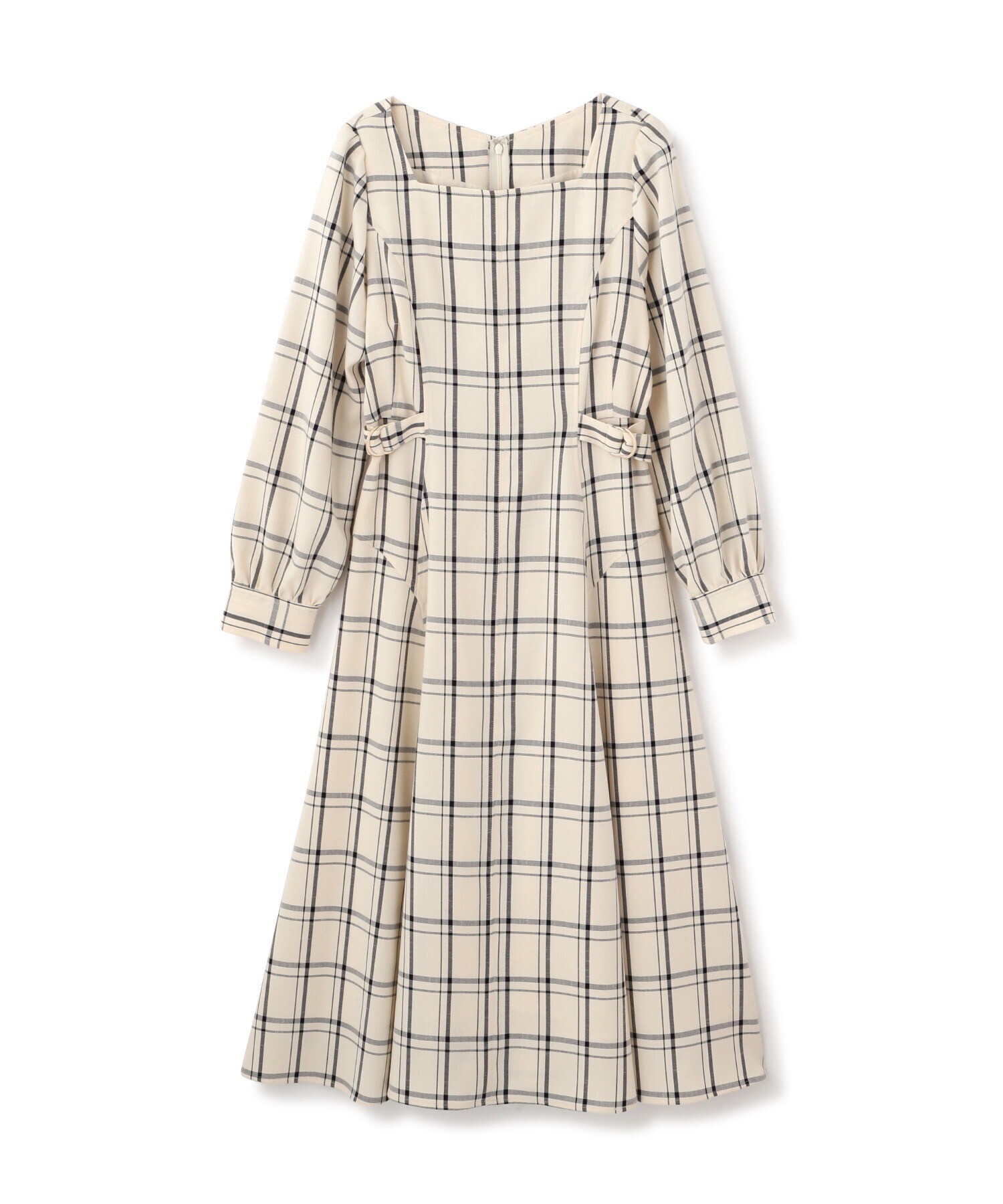 JILL by JILL STUART ◇バイカラーステッチフレアーワンピース
