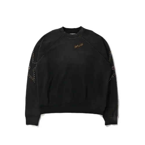 SATOSHI NAKAMOTO Star Studded Crewneck
